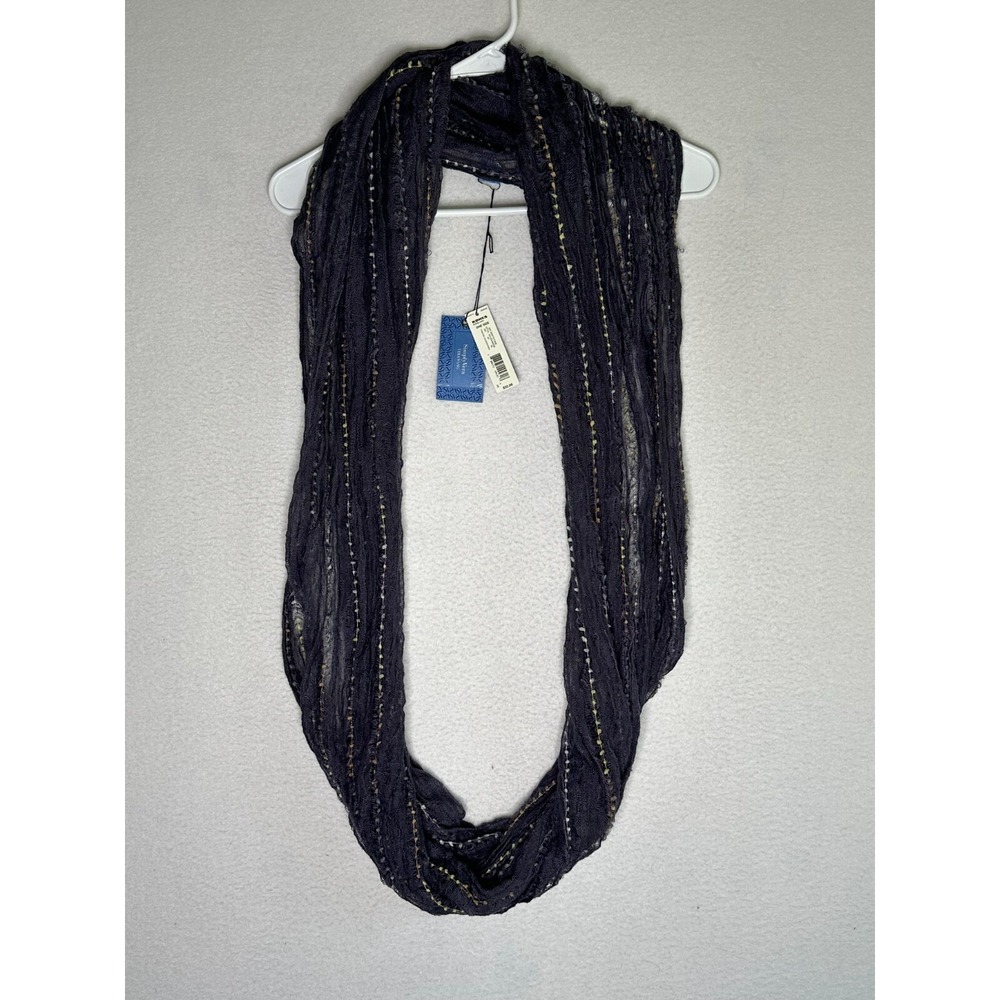 Simply Vera Vera Wang Purple Greystone Infinity Scarf ASVA344605SD One Size NEW